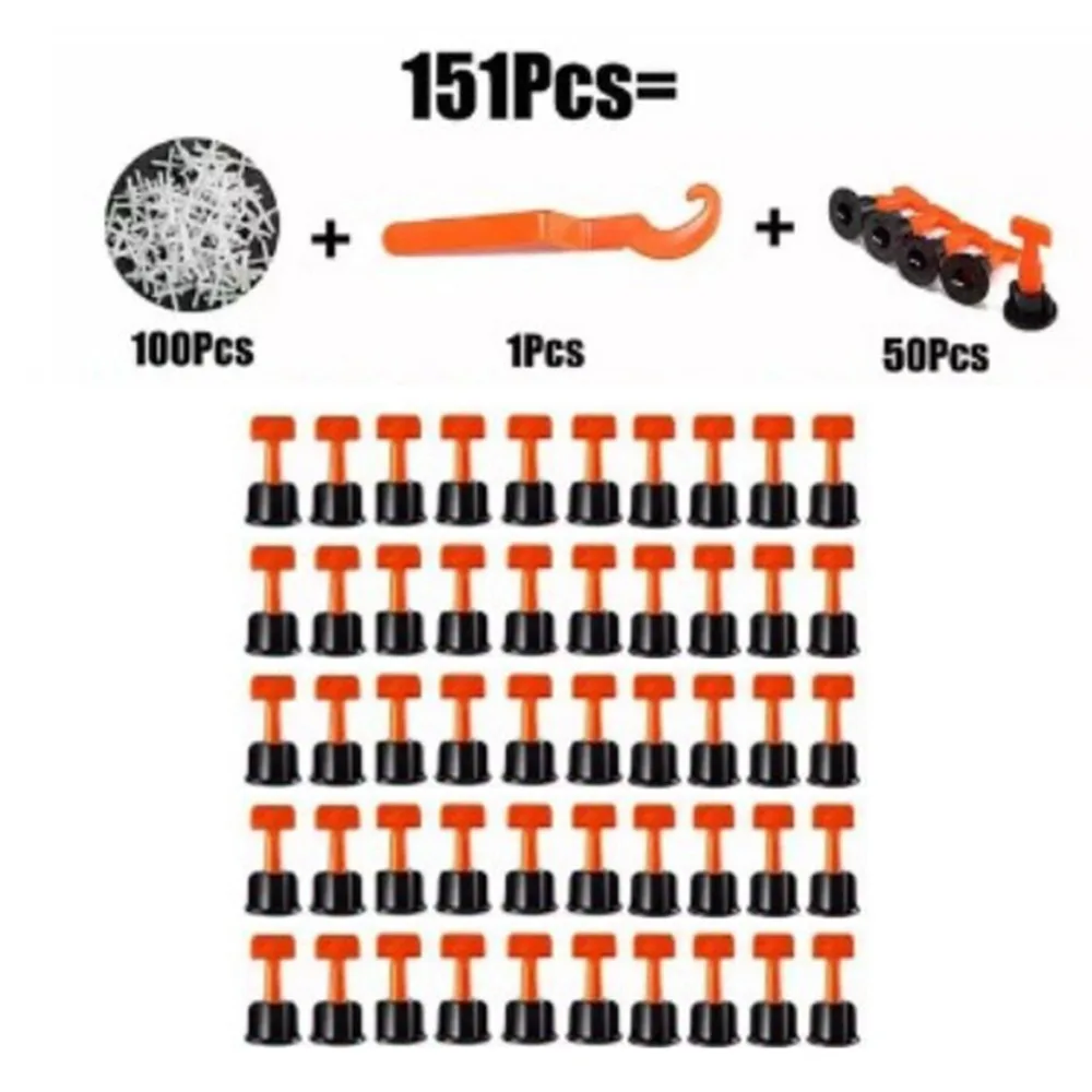 kit-de-nivelamento-de-azulejos-com-151-pecas-sistema-ajustavel-ferramenta-localizadora-e-espacadores-de-nivel-para-parede-operacao-conveniente