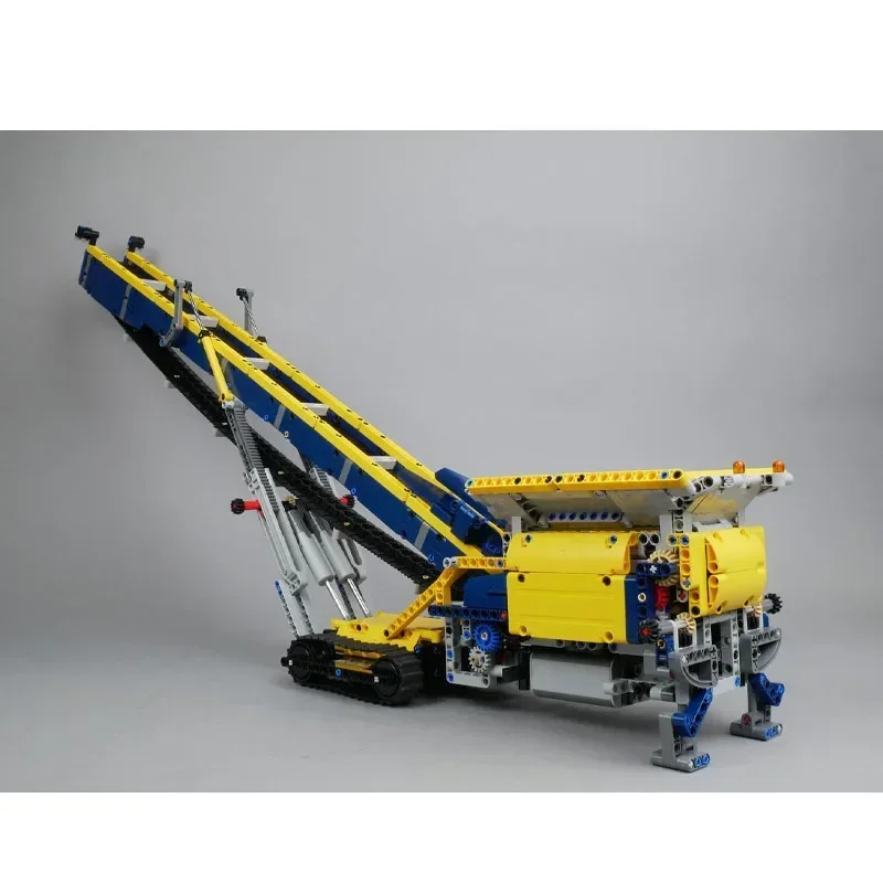 MOC-161055ClassicReplica de tolva móvil, cinta transportadora, bloque de construcción, modelo 1202 piezas MOC, juguete creativo de cumpleaños para niños