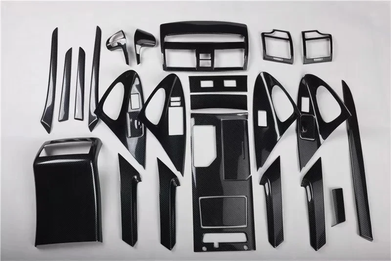 For Toyota Camry 2006 2007 2008 2009 2010 2011 Car Accessories Carbon Fiber Interior Trim Gear Windows Control Panel Stickers