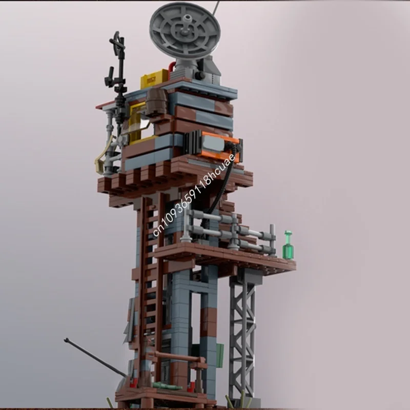 697 قطعة MOC آخر المروع تكبل قلعة نموذج اللبنات لعبة الهندسة المعمارية لتقوم بها بنفسك هدايا عيد الميلاد الإبداعية الطوب عيد ميلاد #2