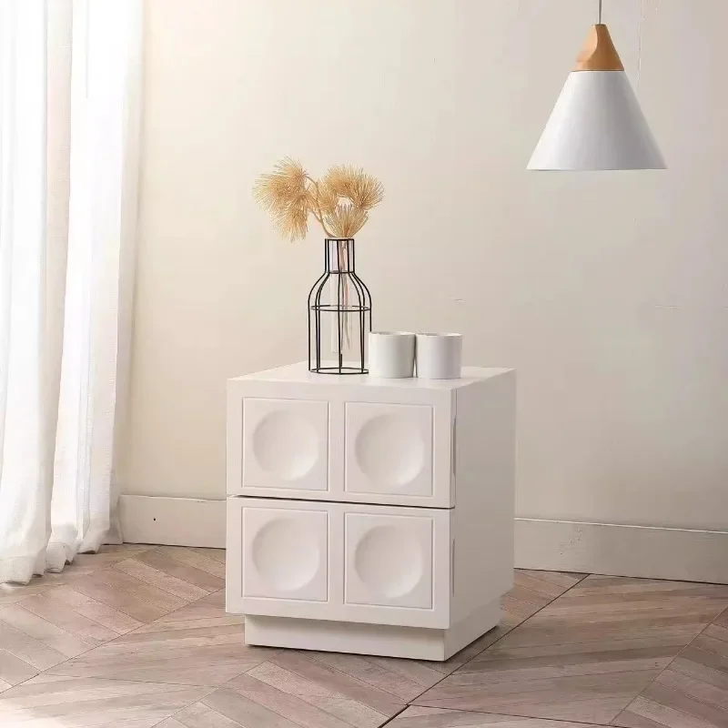 luxury nordic Bedside Storage Simple Trendy Drawers Bedside Table Modern Italian Muebles De Dormitorio Bedroom Furniture