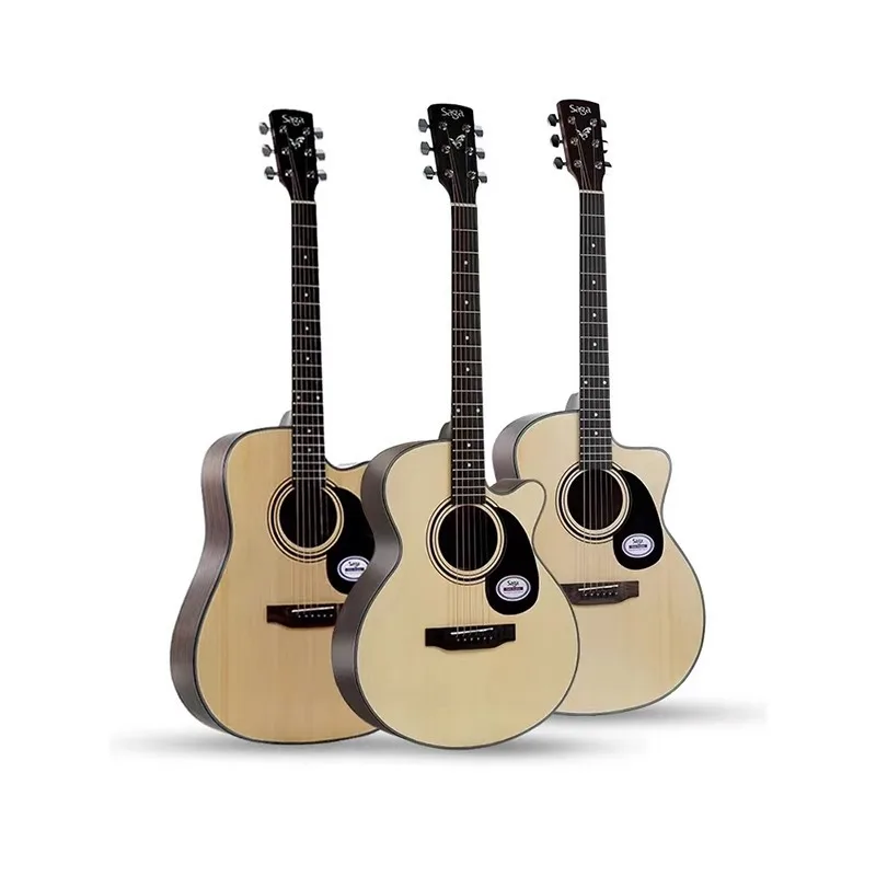 

Beginner Entry Folk original sound electric box acoustic guitar