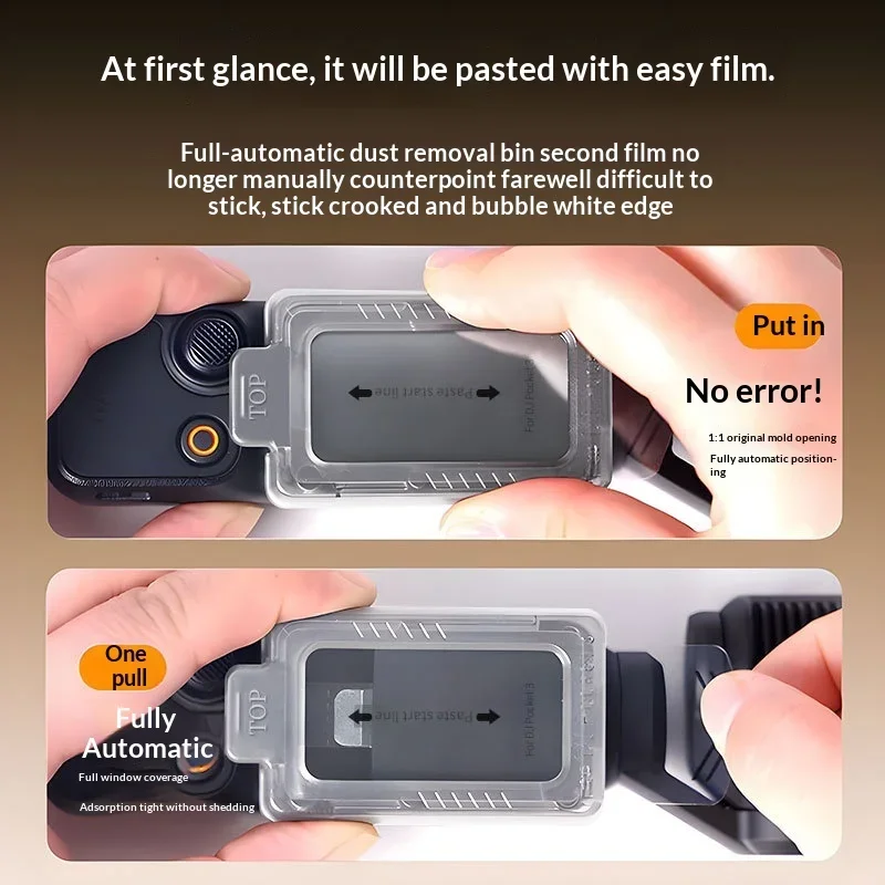 

Suitable for DJI Pocket3 tempered film pocket camera screen protector lens protector dust-free protector