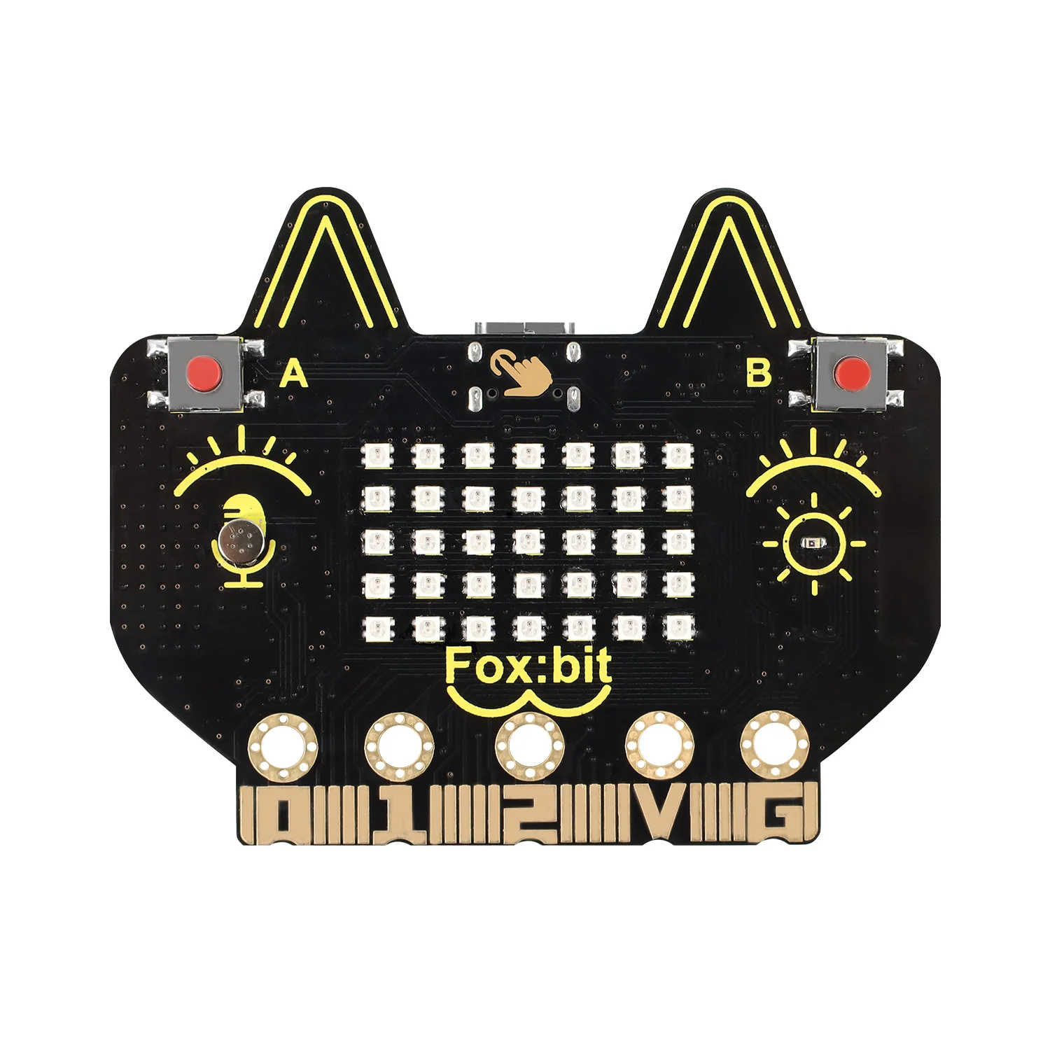 Keyestudio STEM Fox: لوحة تطوير bit Esp32 + نوع C USB مع بلوتوث وواي فاي لبرمجة Arduino DIY التعليمية Python