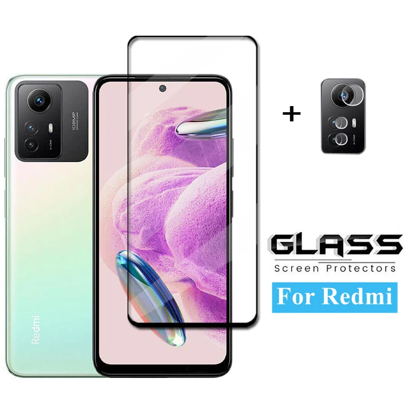 Full Cover Glass For Redmi Note 12S Tempered Glass Redmi Note 12S Screen Glass Protector Protective Phone Film Redmi Note 12S