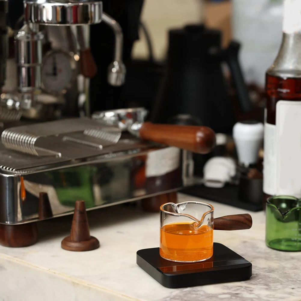 Colored Espresso Shot Glass Double Spouts, Measuring Triple Pitcher Milk Cup With 2 Spouts Easy To Use Limited Time Offer