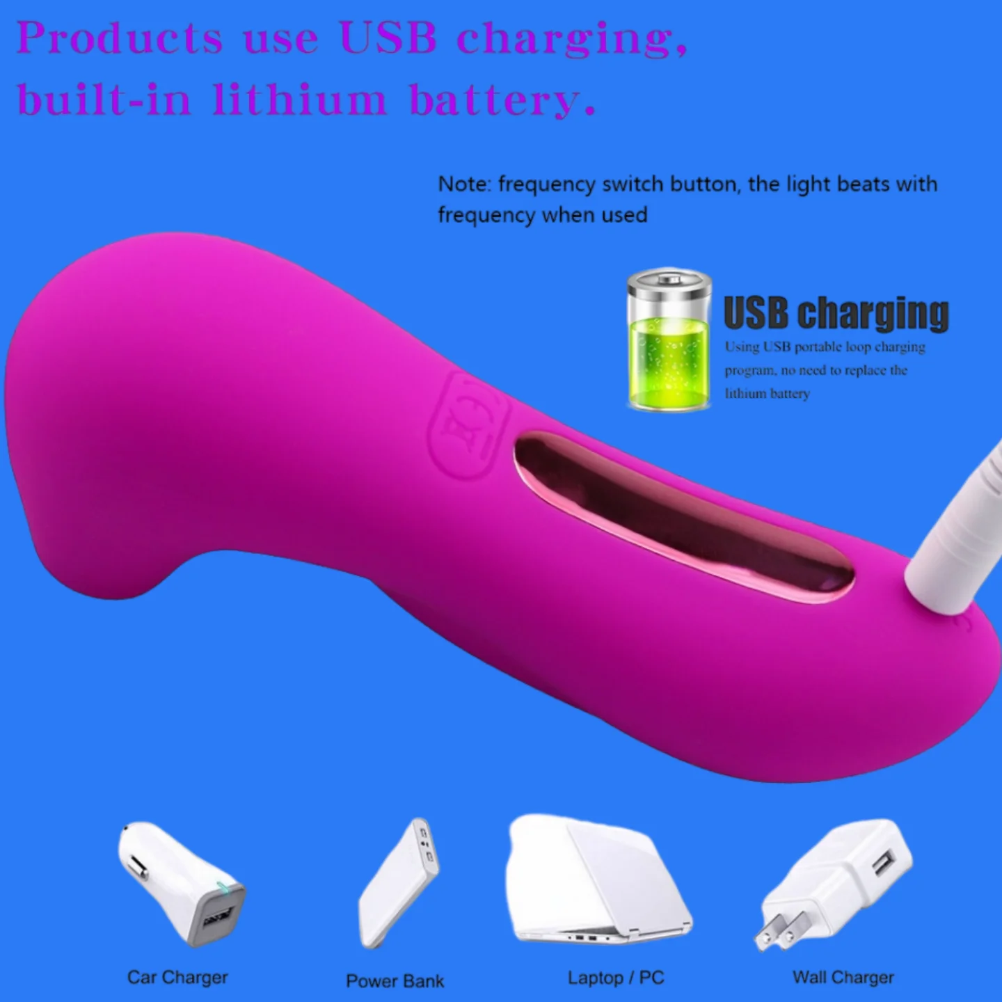 Sucking Vibrator Oral Clitoral Stimulator Nipple Massager Vacuum Rechargeable Waterproof Portable Sex Toy for Women