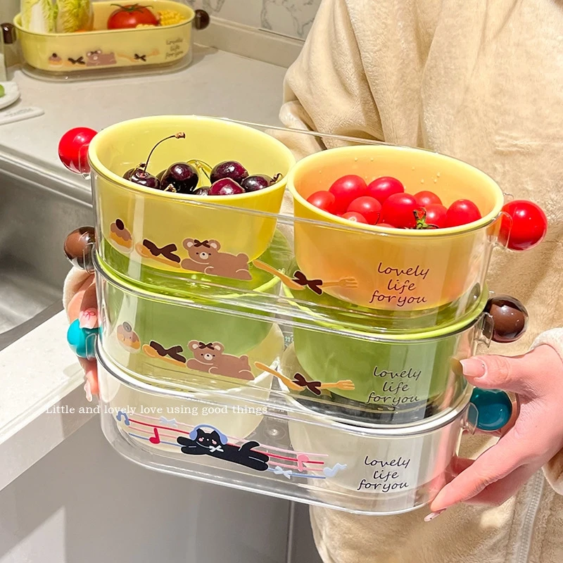 

Double Layer Colander Basket For Fruits Vegetables Washing Modern Kitchen Home Use Multipurpose Strainer Basket