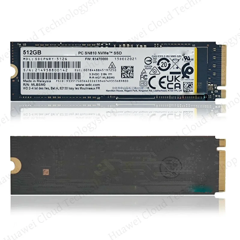 SN810 512G 2TB 1T 256G M.2 PCI-E 4.0 NVME m2 محرك الحالة الصلبة الأصلي للكمبيوتر والكمبيوتر المحمول و SSD متوافق مع PS5