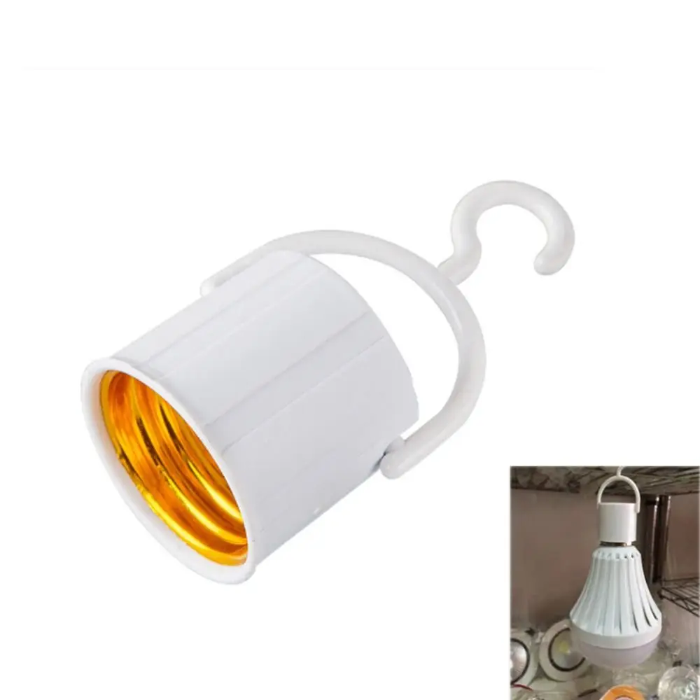 Outdoor With Switch On/ Off For Emergency Light Bulb Lamp Socket Light Base Screw Lamp Holder E27 Hook Lamp Holder