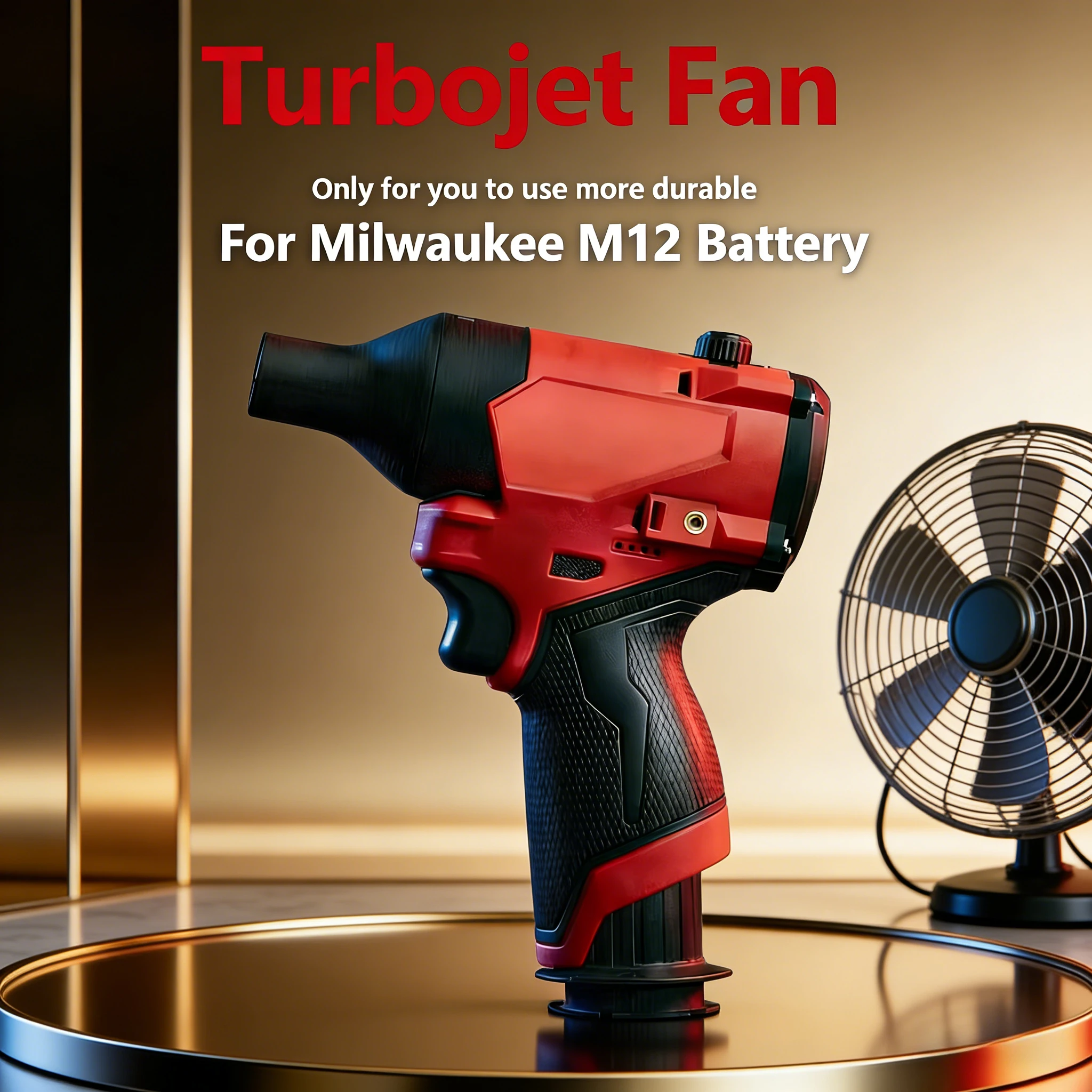 

Milwaukee M12 Turbojet Fan Brushless Electric Blower Portable High Speed Air Duster for Cleaning & Drying