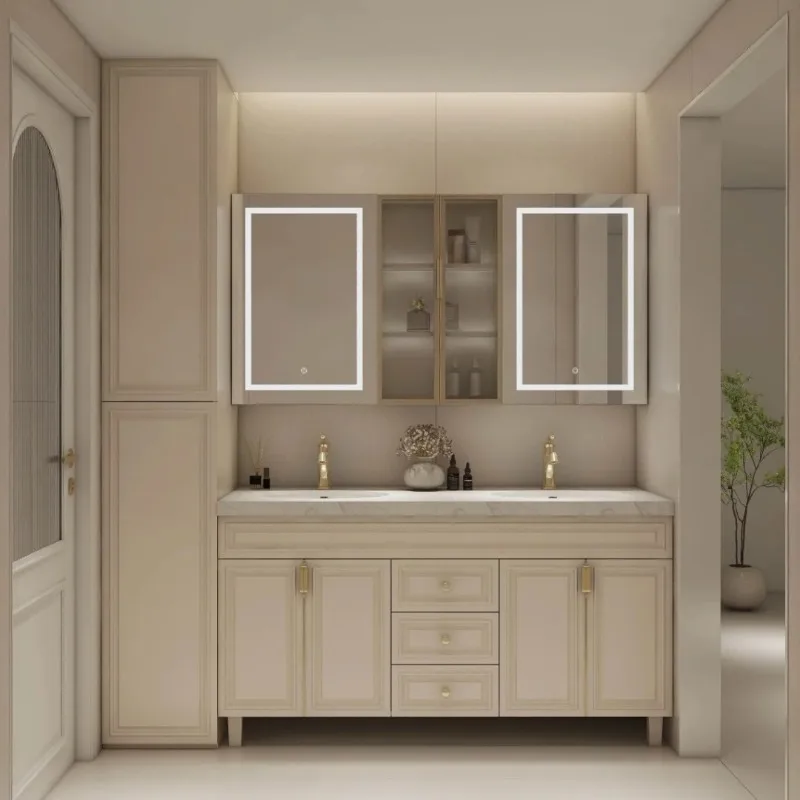 

Modern cabinets, dressing tables, double/single basin style sinks, mirrors, wall furniture