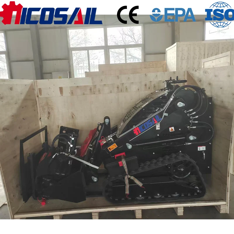 

Nicosail Hydraulic Mini Skid Steer Loader Euro 5 CE Approved Compact Utility Loader for Garden Landscaping Municipal Use