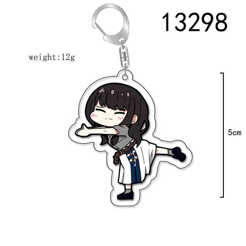 Anime Nishikigi Chisato  Inoue Takina Nakahara Mizuki Kurumi Cosplay Keychain Accessories Cartoon Pendant Christmas Gift