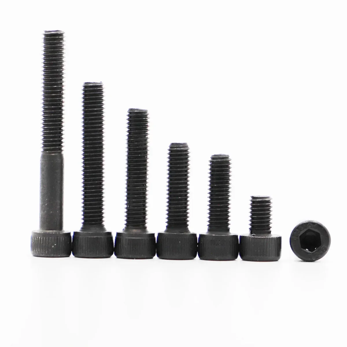 Hexagon Hex Socket Cup Head Screw M1.6 M2 M2.5 M3 M4 M5 M6 M8 M10 Black 12.9 Grade Carbon Steel Allen Bolts DIN912