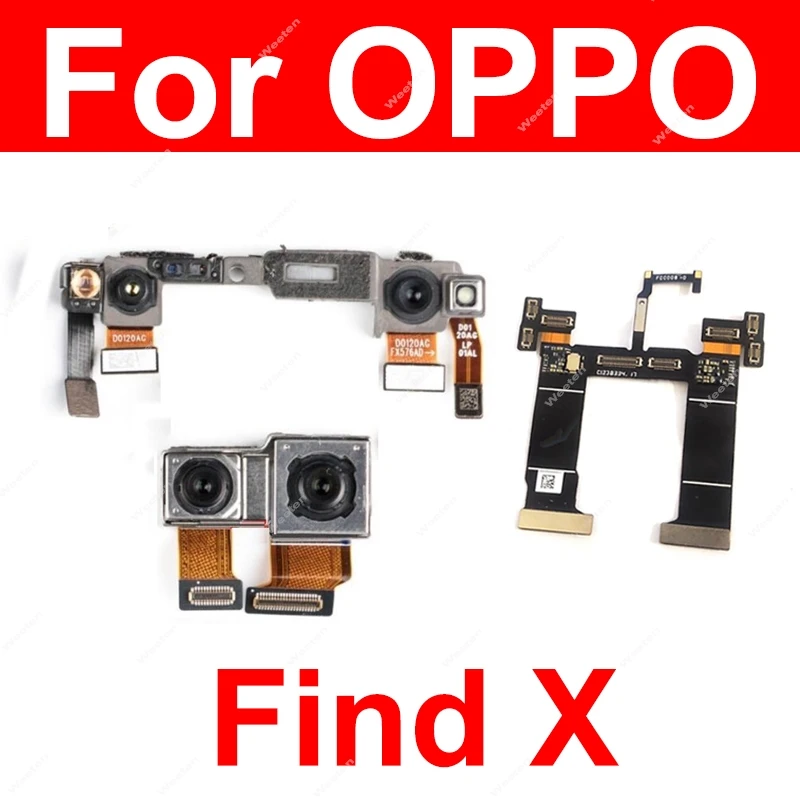 

For OPPO Find X Front Rear Main Camera Flex Cable Primary Back Frontal Facing Camera Flex Cable Rotating Shaft Ribbon Connector