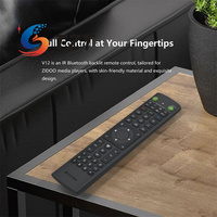 TZT Zidoo V12 Infrared Bluetooth Remote Control for Zidoo Z9S Z9X Z10 X20 X20pro Z1000 Z1000pro UHD2000