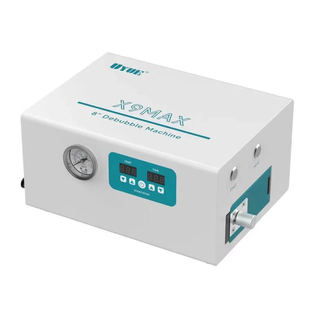 For UYUE X9 MAX 600W built-in vacuum pump defoamer Smart sense is applicable to iPhone less than 8 inch curved/flat defoamer