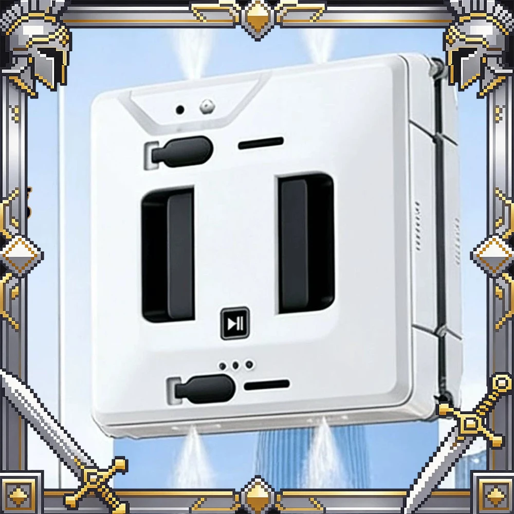 

T48 Robotic Window Cleaner 300μL Pump Pressurized Water Spraying Window-Washing Robots The cleaning coverage rate is 99.5%
