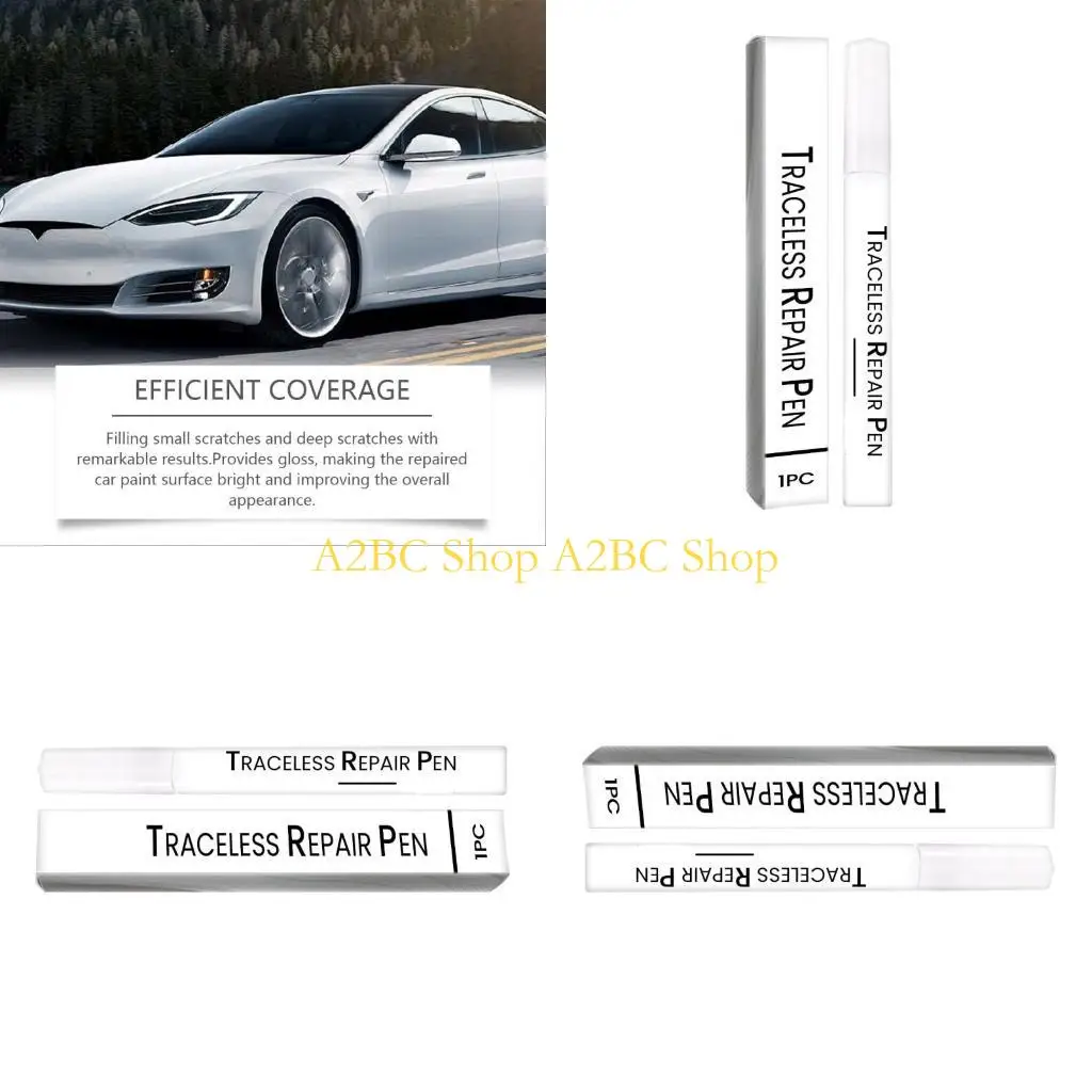 

A2BC Колесо прикосновения с длительной серебряной краской для машины, привязанная к краску, для легкого ремонта сыпи и царапины