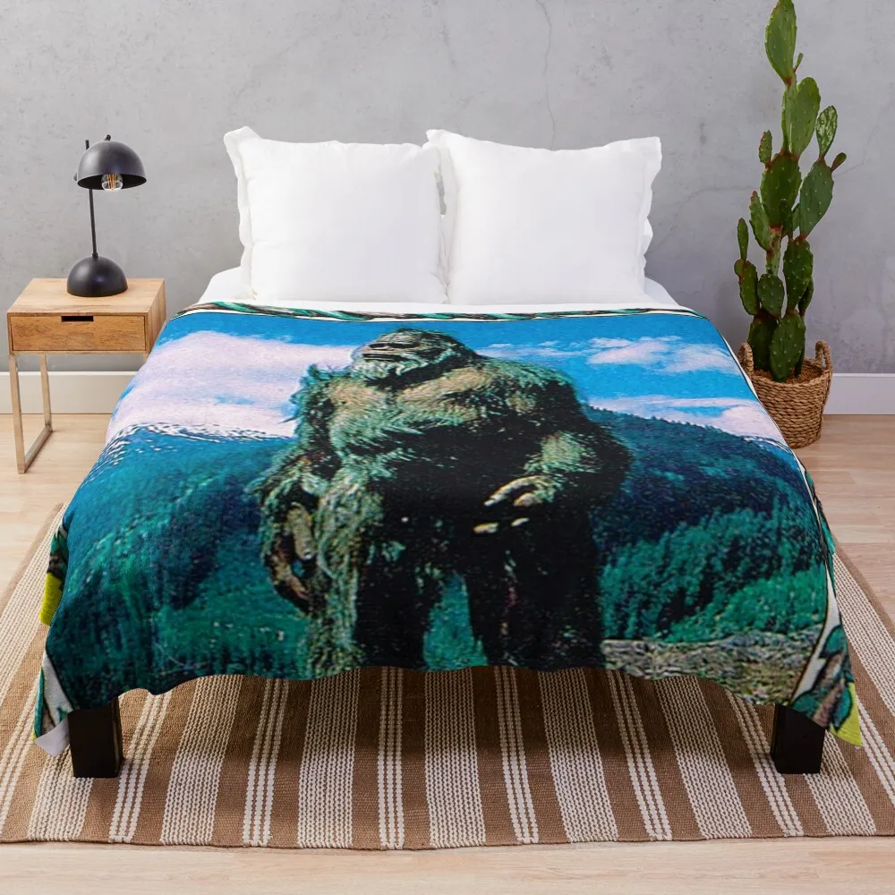 Call of the Wild - Harry and the Hendersons Throw Blanket Fashion Sofas Flannels Hairy Blankets