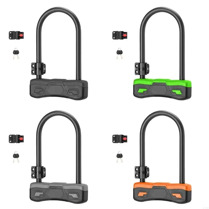 

340F Fashion Folded Bike Lock Multifunction Silicones Bike Lock Student Bike Lock for City Street and Campus Parking