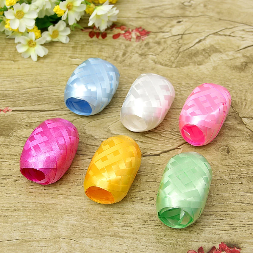 6pcs/pack balloon tie rope ribbon, plastic tie balloon ribbon, wedding holiday decoration balloon tie Ribbon 5mm*10m - Detail 1