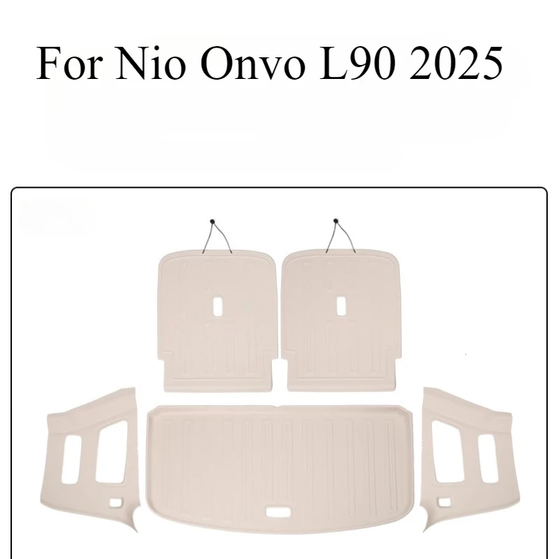 

For Nio Onvo L90 2025 Trunk Mats All Weather Cargo Liner Custom Fit Waterproof Cargo Mats TPE Floor Mats Interior Accessories