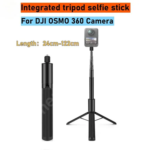 Palo de Selfie Invisible 2 en 1 para DJI Osmo 360 + trípode extensible, varilla de Selfie de Metal con tornillo 1/4 para Insta360 X5 X4 X3 DJI Osmo 360
