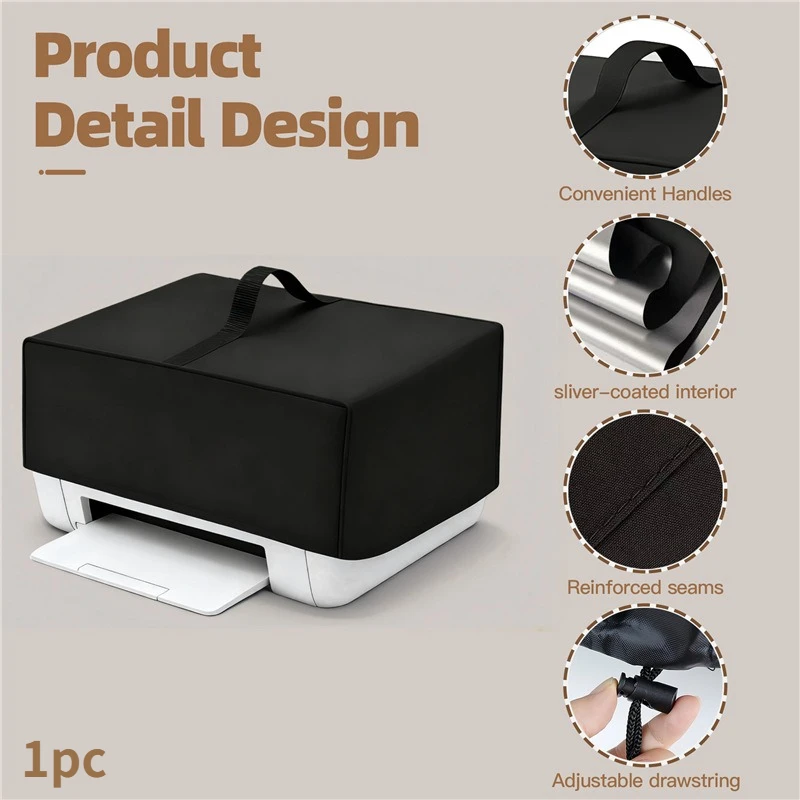 Waterproof Dustproof Cover for Printer Copier, Engraver Storage Protective Bag