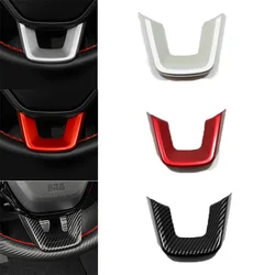 For Honda Vezel HR-V HRV ZR-V 2021 2022 Car Steering Wheel Cover Trim Frame Decoration Sticker Interior Protective Accessories