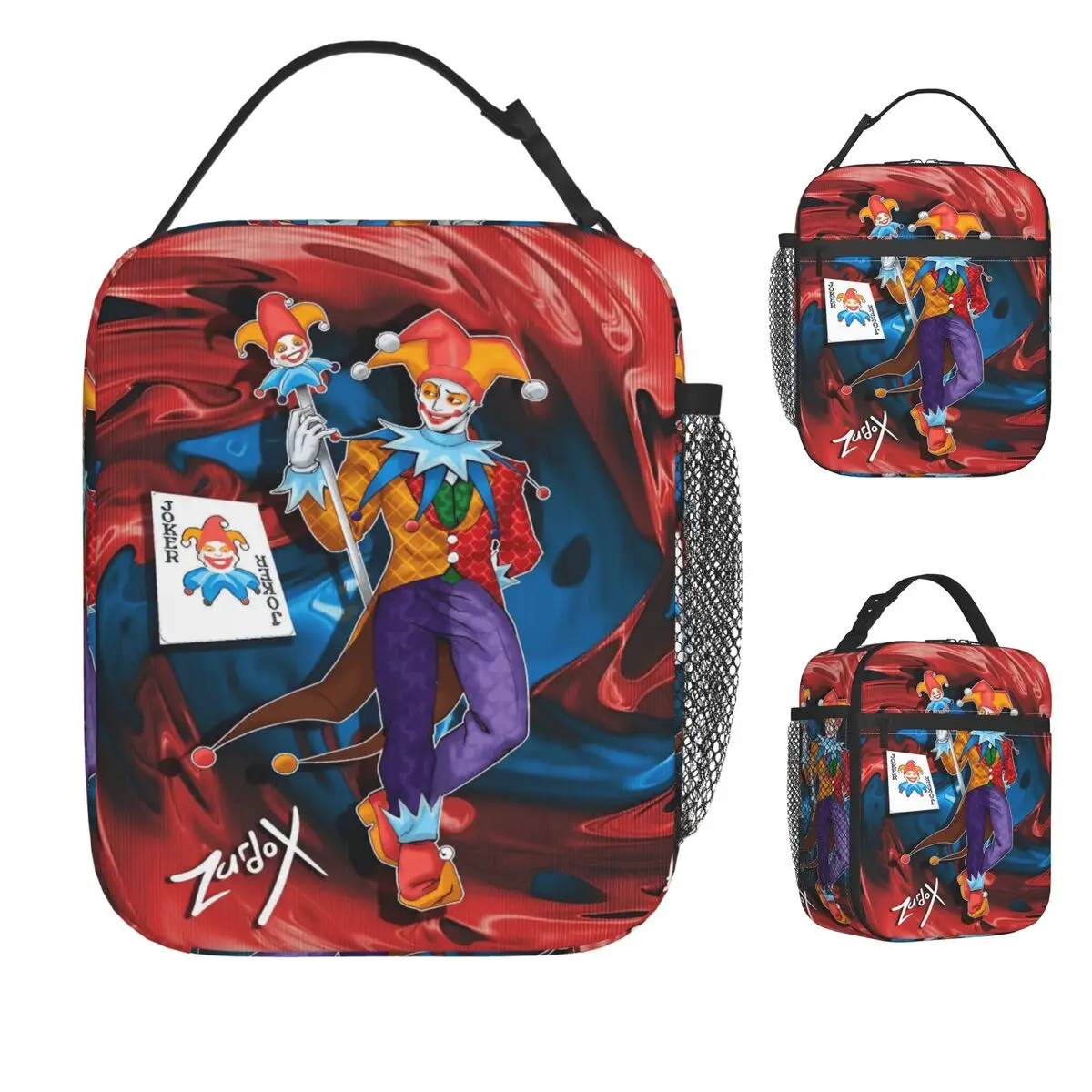 

Balatro Game Lunch Bag School Lunch Box For Girls Fashion Graphic Thermal Lunch Bags Oxford Cooler Bag