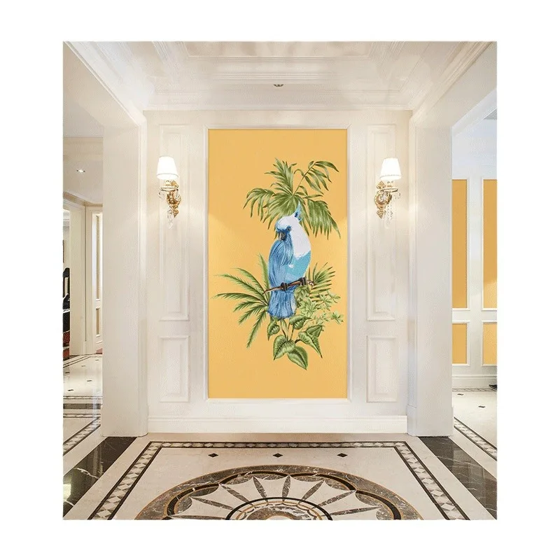 

New Chinese modern decorative paintings, exhibition hall, living room, entrance entrance, bedroom, bedside, study aisle mural