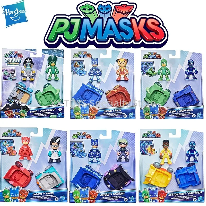 Original Hasbro PJ Masks Toy Set 3 In 1 Combiner Jet Animal Power PJ Hero Colle…