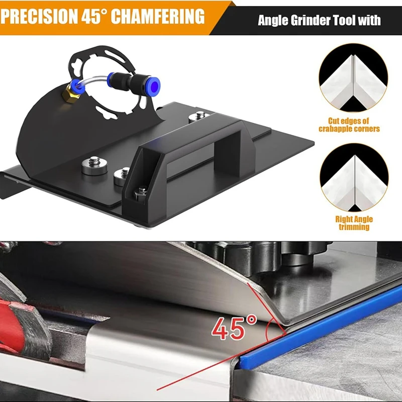 Angle Grinder Stand For Tile 45° Chamfer Cutting Ceramic Stone Chamfering Tool Compatible With 100 Type Angle Grinder