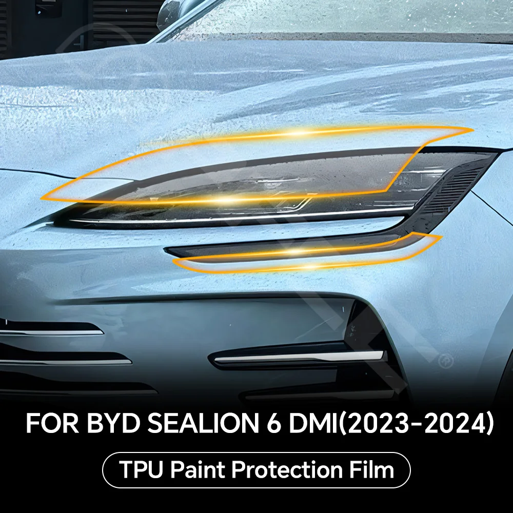 

Headlight Rearview B C Pillar TPU Protection Film For BYD SEALION 6 DMI 2023-2025 Pre-cut Clear PPF Anti-scratch Resistant Cover