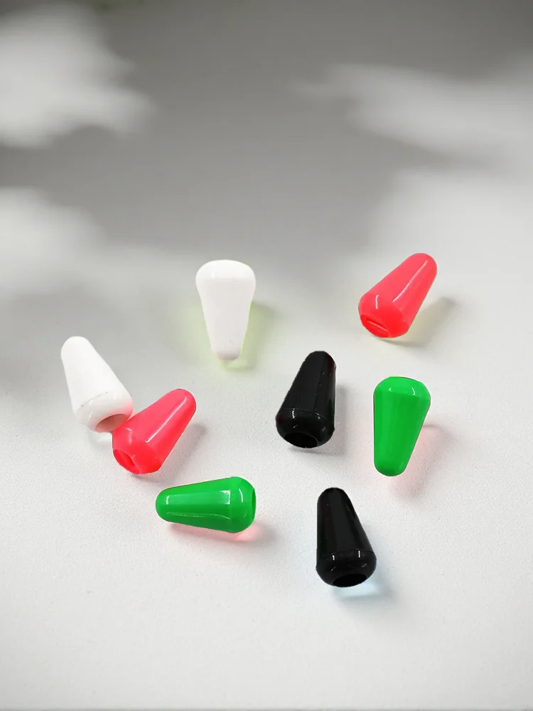 Electric Guitar Bass Switch Tip Cap Plastic Pointed Knob Cover Guitar Bass Replacement Parts