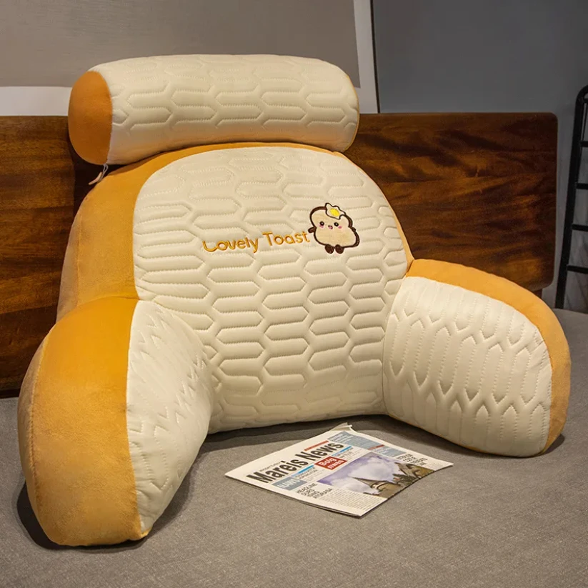 Large Latex Backrest Cushion for Bed - close-up view