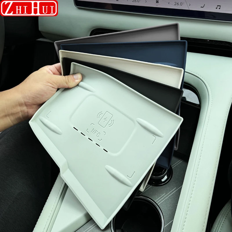 For New Zeekr 001 2024 Restyling Car Styling Door Storage Box Front Rear Door Storage Box Interior TPE Storage Box Accessories