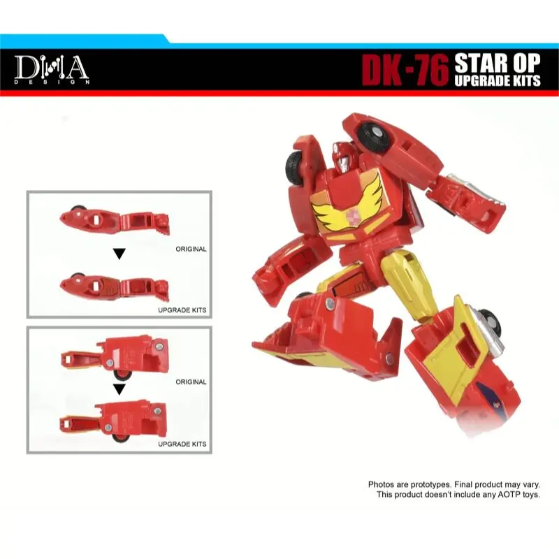 DNA DK-76 Upgrade Kit for Age of the Primes Star Convoy & Hot Rod, Comes With Exclusive Special Bonus view 5