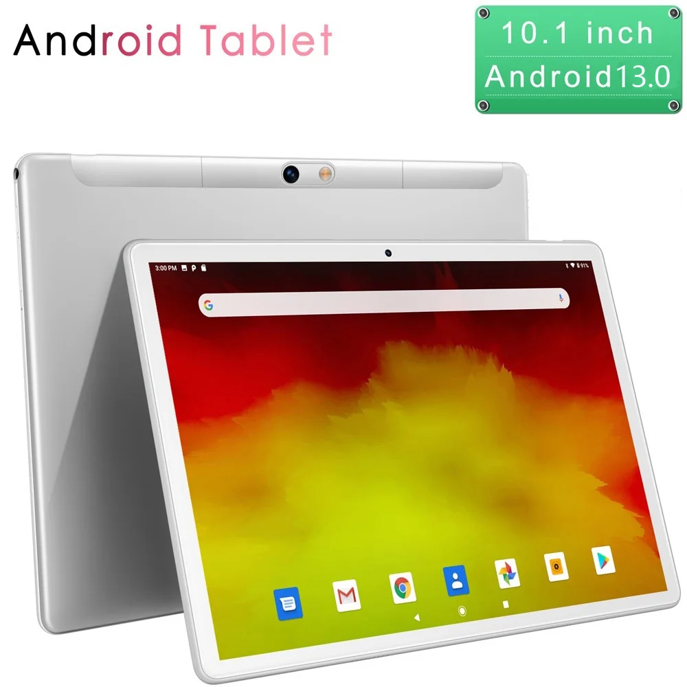 Nuovo Tablet Pc da 10.1 pollici Octa Core 4GB RAM 64GB ROM Tablet Android WiFi Bluetooth Dual SIM card 3G telefonata tipo-C 5000mAh