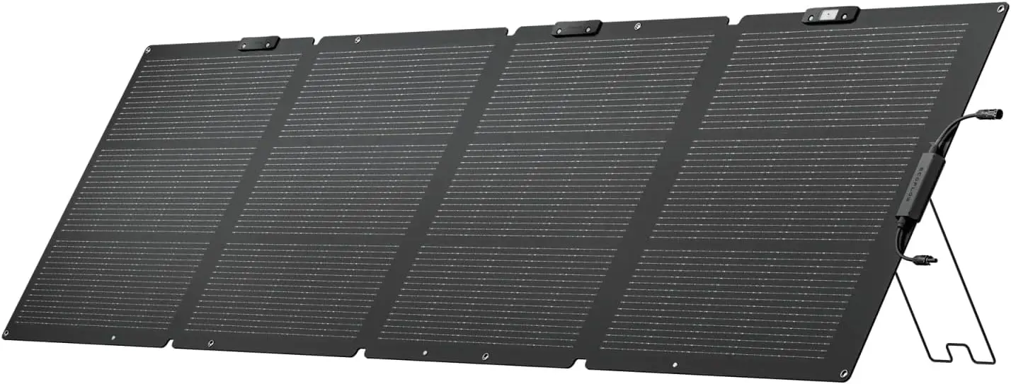 220 Watt Portable Solar Panel,25% High Conversion Efficiency N-Type Solar Cell,NextGen Foldable Solar Panel,Adjustable Kickstand