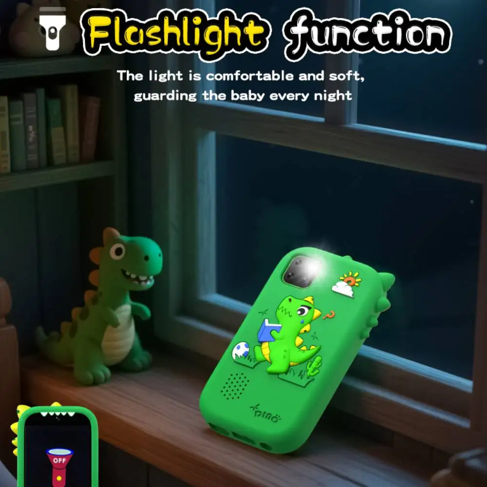 Inteligentny telefon dla dzieci, zabawki z aparatem, aparat cyfrowy, zabawki edukacyjne dla dziewczynek i chłopców w wieku 3-8 lat, ekran dotykowy, jednorożec, telefon dla niemowląt, odtwarzacz MP3