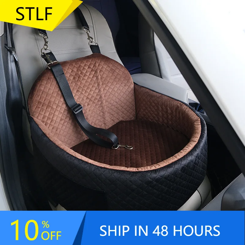 

STLFLuxury портативное сиденье-бустер для домашних животных, водонепроницаемое автокресло для собак со съемным чехлом, моющаяся маленькая дорожная кровать для собак и Ca