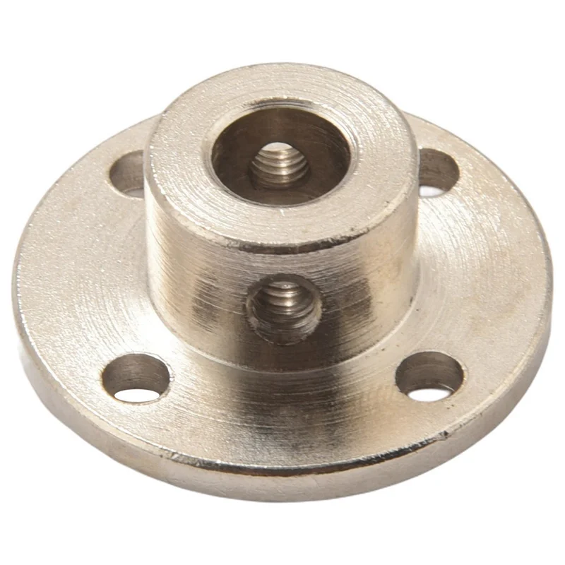 BAAU Conector de acoplamiento de brida de 8 mm, accesorio de acoplador de modelo de acero con guía rígida, accesorios de eje (paquete de 12)