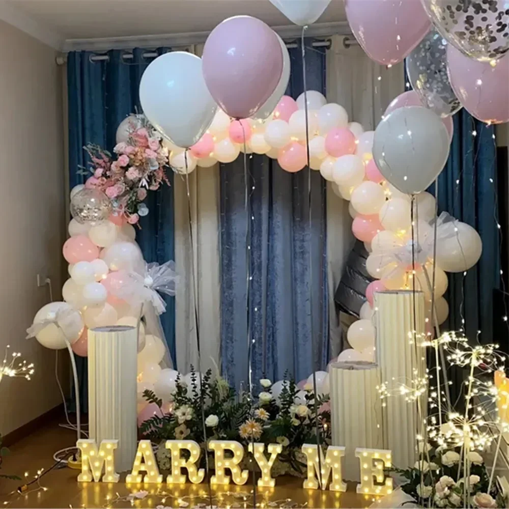 1m~2.5m Metal Circle Arch Backdrop Stand Wedding Arch Decoration Birthday Party Anniversary Decoration Baby Shower Event Props