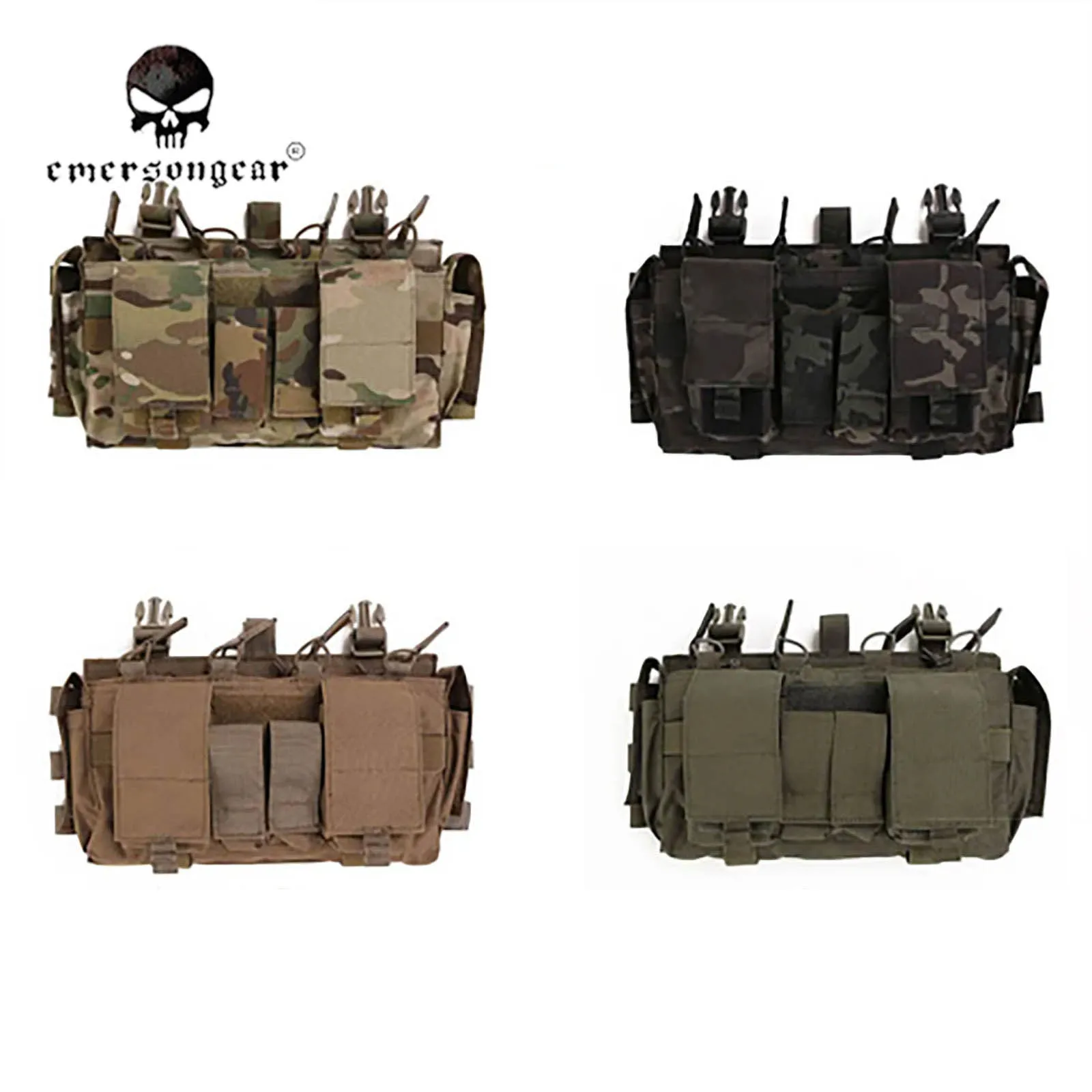 Emersongear For MF Style Gen IV Compatible Placards Outdoor Tactical Chest Rig Hunting Hiking Vest Magazine Pouch Bag EM7363