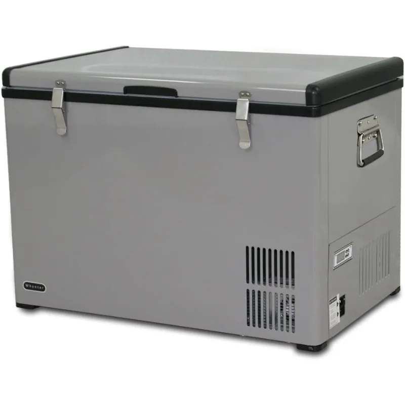 FM-65G 65 Quart Portable Refrigerator and Deep, AC 110V/ DC 12V, Real Chest Freezer for Car, Home, Camping