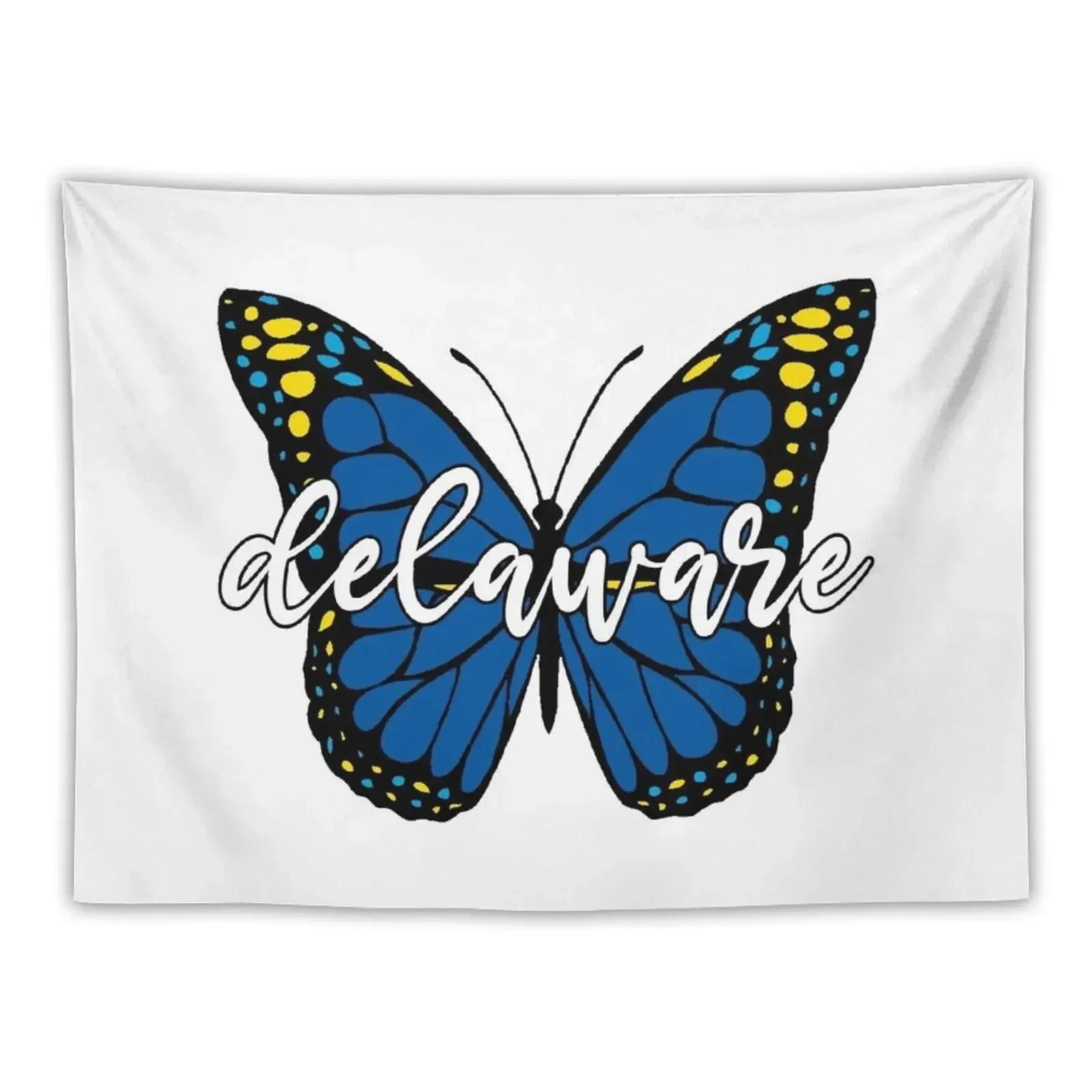 Delaware Butterfly Tapestry Decorative Wall Murals Aesthetic Room Decorations Tapestry