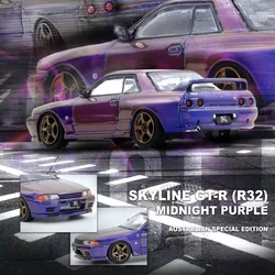 In-stock INNO 1:64 GTR R32 Australian Special Limited Edition Alloy Die-cast miniature Simulation Car model, Adult ornament